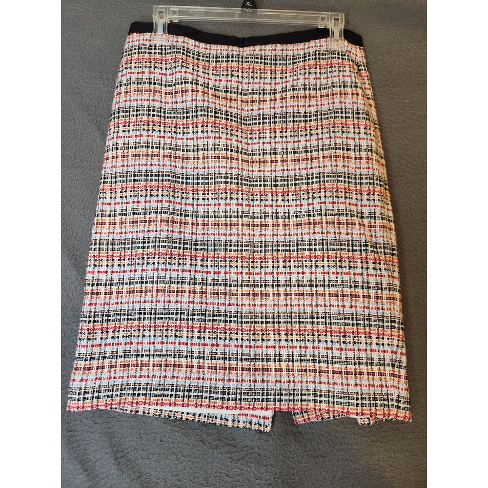 Talbots Tweed Pencil Skirt Multicolored‎ Academia Contemporary Size 8P Lined
